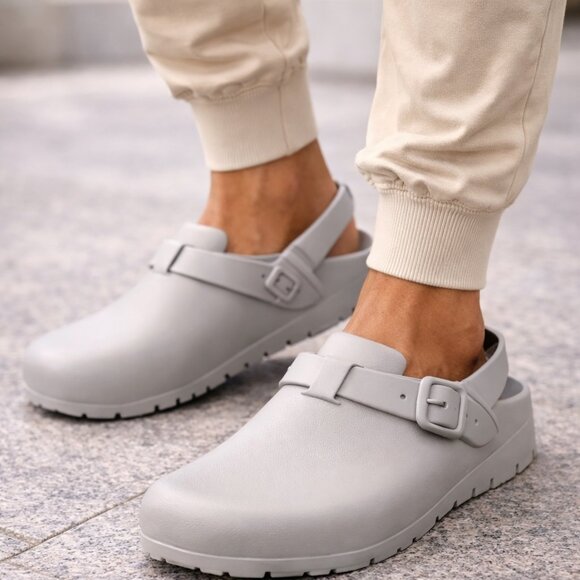 Birkenstock Other - Birkenstock Gray EVA Clogs – Men’s Size 11 (EU 44)